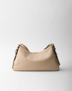 Prada Aimée Large Leather Shoulder Bag - Image 5